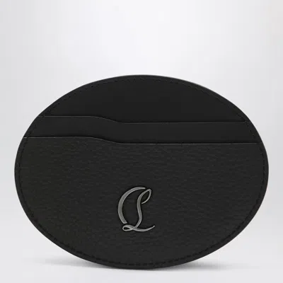 Christian Louboutin Mooncrest Black Circular Card Holder