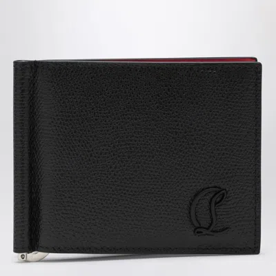 Christian Louboutin Mooncrest Black Leather Card Holder