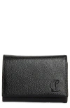 Christian Louboutin Mooncrest Compact Leather Trifold Wallet