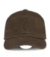Christian Louboutin Mooncrest Corduroy Baseball Cap In Red