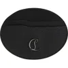 Christian Louboutin Mooncrest Galet Leather Oval Card Case