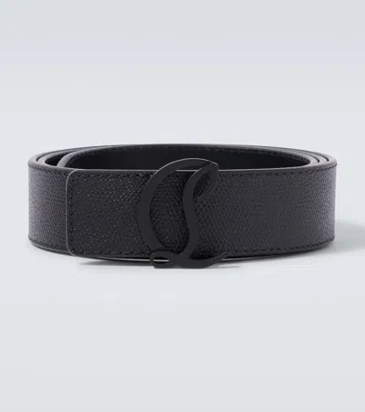 Christian Louboutin Mooncrest Reversible Leather Belt