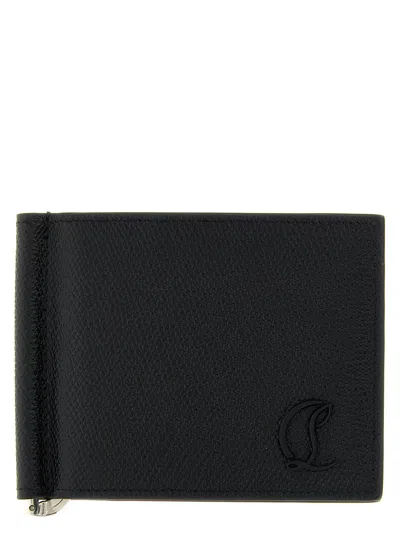 Christian Louboutin Mooncrest Black Leather Card Holder