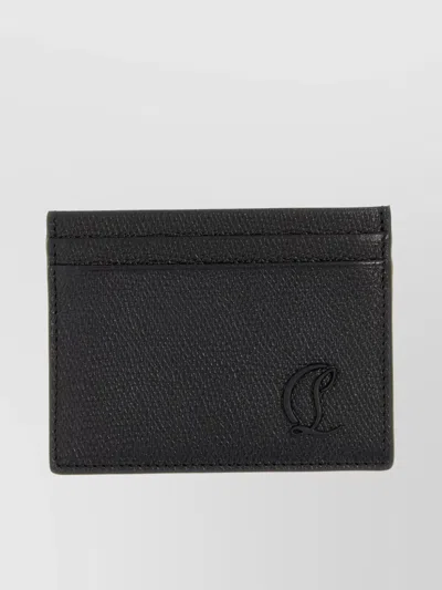 Christian Louboutin 'moonlight' Compact Textured Card Holder
