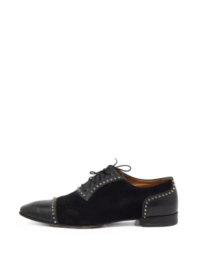 Pre-owned Christian Louboutin Mr Blake Lace-up Oxford Shoes In Black