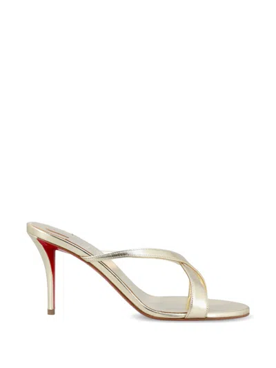 Christian Louboutin Mulazee Leather Sandals In Black
