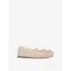 Christian Louboutin Baballet Bow-embellished Mesh Ballet Flat In Multi/navy