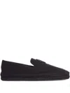 Christian Louboutin Men Nanou Mooncrest Ivy Flat Canvas In Black