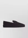 Christian Louboutin Nanou Leather Loafers Featuring Braided Trim