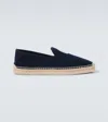 Christian Louboutin Nanou Mooncrest Canvas Espadrilles