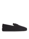 Christian Louboutin Men Nanou Mooncrest Ivy Flat Canvas In Black