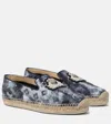 Christian Louboutin Nanou Orlato Denim Espadrilles In Blue