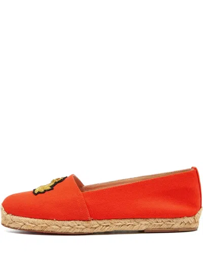 Pre-owned Christian Louboutin Nanou Orlato Espadrilles