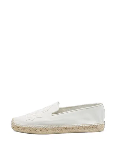 Pre-owned Christian Louboutin Nanou Orlato Espadrilles In White