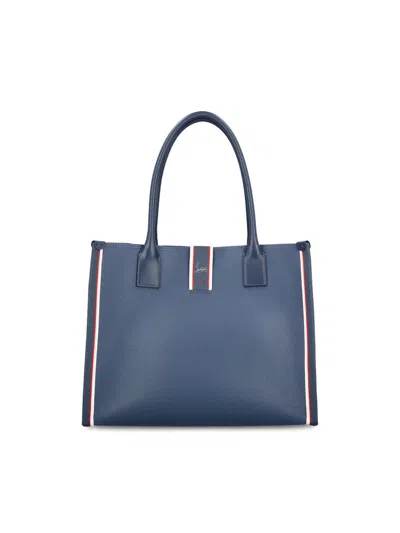 Christian Louboutin Nastroloubi L Top Handle Bag In Blue