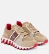 Christian Louboutin Nastroshark Donna Low Top Sneaker In Beige