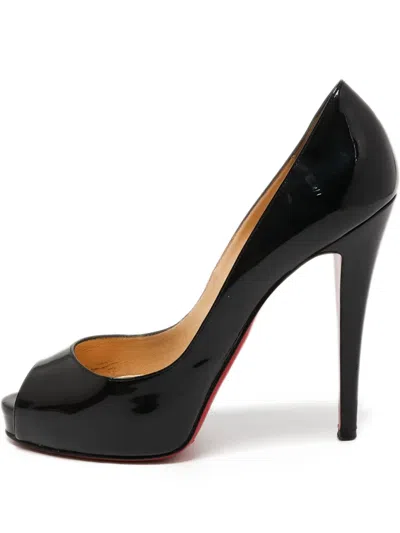 Pre-owned Christian Louboutin New Very Privé Peep-toe Pumps