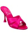 Christian Louboutin Nicol Is Back Crisscross Mule Sandals In Pink
