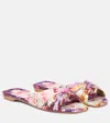 Christian Louboutin Nicol Is Back Slide Sandal In Multi/lin Multi