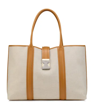 Christian Louboutin Nox Canvas Tote Bag In Red