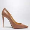 Christian Louboutin Nude Sporty Kate Pumps In Brown
