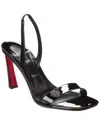Christian Louboutin Black Patent Leather Sandal O Condora