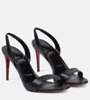 Christian Louboutin O Marylin 85 Leather Slingback Sandal In Black