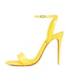 Christian Louboutin Open-toe High-heel Sandals In Yellow
