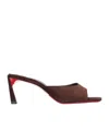 Christian Louboutin Open-toed High-heeled Sandals In Red