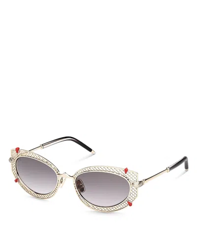 Christian Louboutin Oval Sunglasses, 54mm In Multi