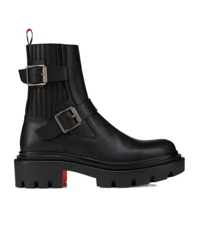 Christian Louboutin Oxybootie College Low Boots In Multi