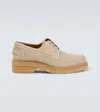Christian Louboutin Budapester-schuhe Pablo Aus Veloursleder In Atlas