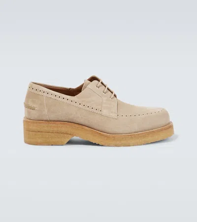 Christian Louboutin Budapester-schuhe Pablo Aus Veloursleder In Atlas