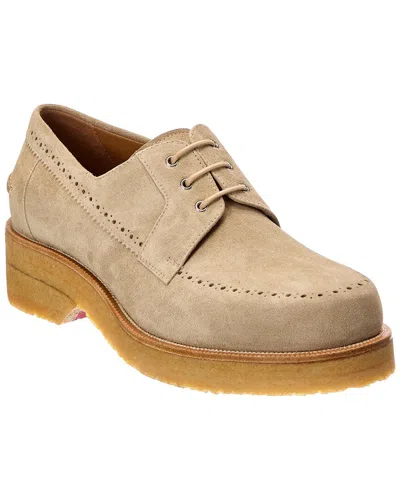 Christian Louboutin Pablo Suede Oxford In Animal Print