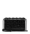 Christian Louboutin Paloma Leather Embellished Clutch Bag In Multi