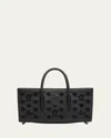 Christian Louboutin Paloma Baguette In Leather With Loubinthesky Spikes In Black