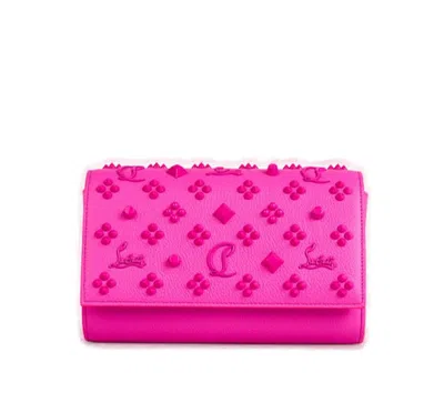 Christian Louboutin Paloma Clutch Bag In Pink