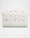 Christian Louboutin Paloma Clutch In Loubinthesky Leather In Pink