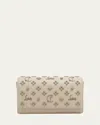 Christian Louboutin Paloma Clutch In Loubinthesky Leather In Light Beige
