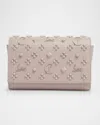 Christian Louboutin Paloma Clutch In Loubinthesky Leather In Red