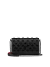 Christian Louboutin Paloma Black Leather Clutch In Negro