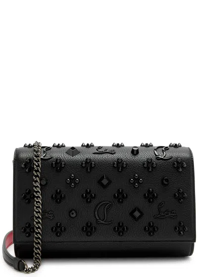 Christian Louboutin Paloma Embellished Leather Clutch