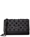 Christian Louboutin Paloma Clutch In Loubinthesky Leather In Black