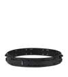 Christian Louboutin Paloma Leather Belt In Black