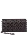 Christian Louboutin Paloma Leather Wallet On Chain In Black