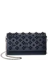 Christian Louboutin Paloma Empire Calfskin Clutch In Blue