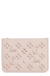 Christian Louboutin Paloma Loubinthesky Calfskin Coin Purse In Vintage Rose