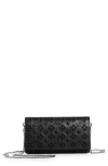 Christian Louboutin Paloma Wallet On Chain In Leather With Loubinthesky Spikes In Black