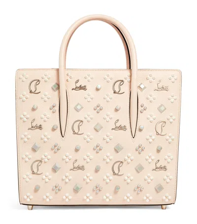 CHRISTIAN LOUBOUTIN PALOMA MEDIUM LEATHER TOP-HANDLE BAG