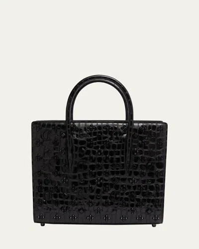 Christian Louboutin Paloma Medium Top Handle In Loubinthesky Leather